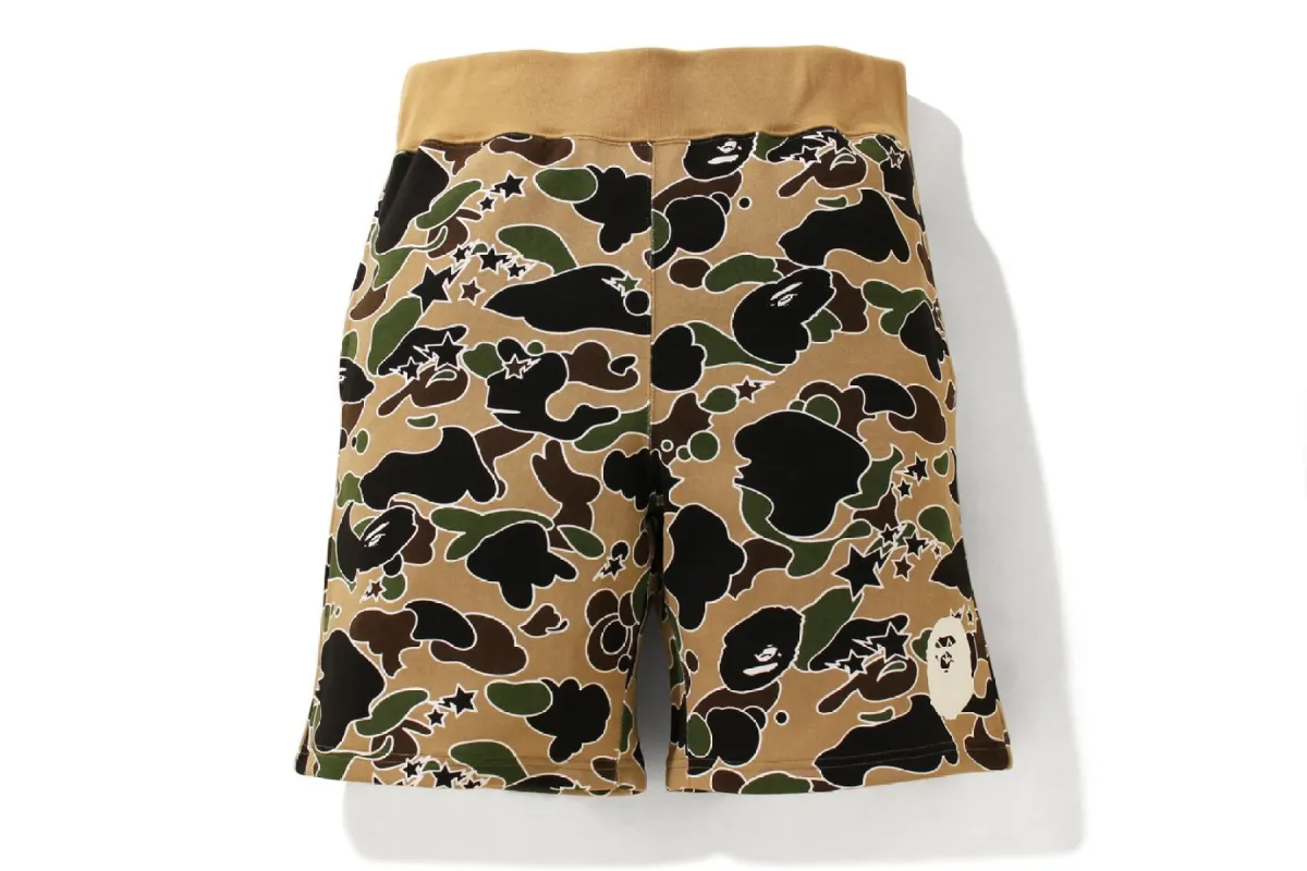 STA CAMO SWEAT SHORTS made by Bape