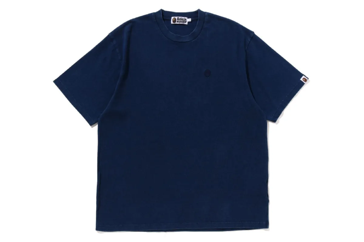 APE HEAD ONE POINT INDIGO TEE sold by Bape