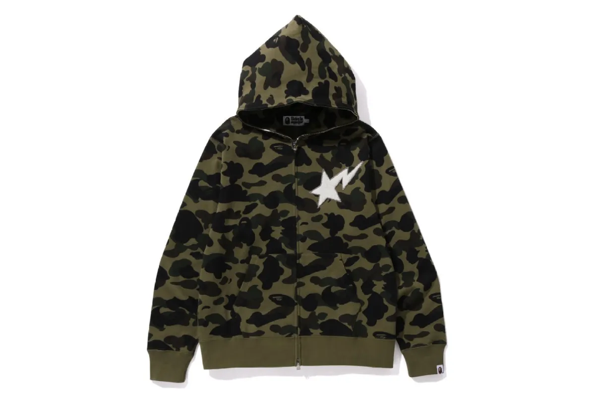 1ST CAMO FULL ZIP HOODIE sold by Bape