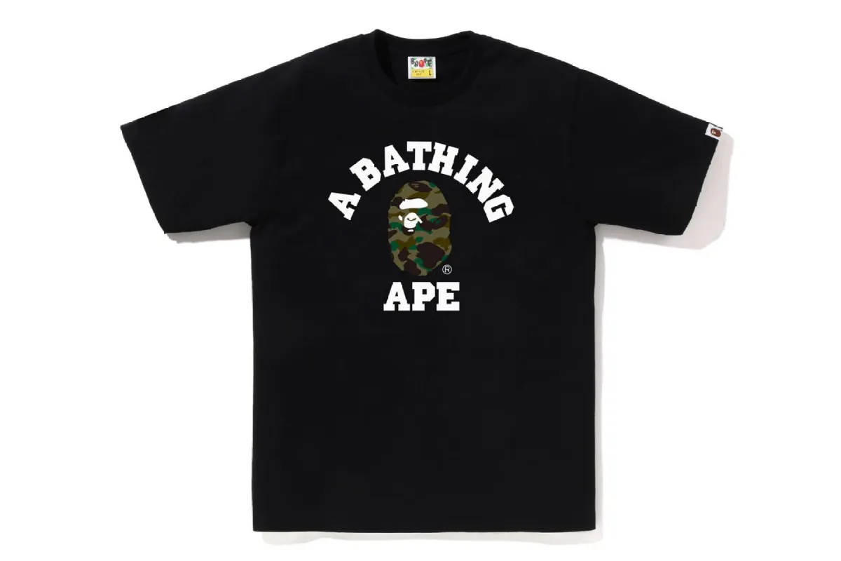1ST CAMO COLLEGE TEE sold by Bape