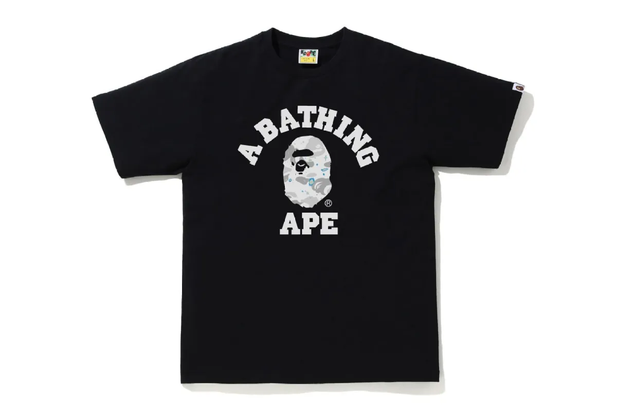 SPACE CAMO COLLEGE TEE sold by Bape
