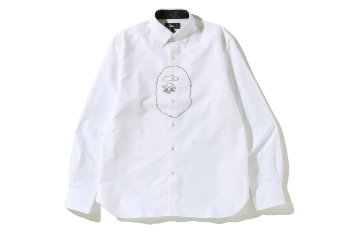 OXFORD WIDE FIT BD SHIRT sold by Bape