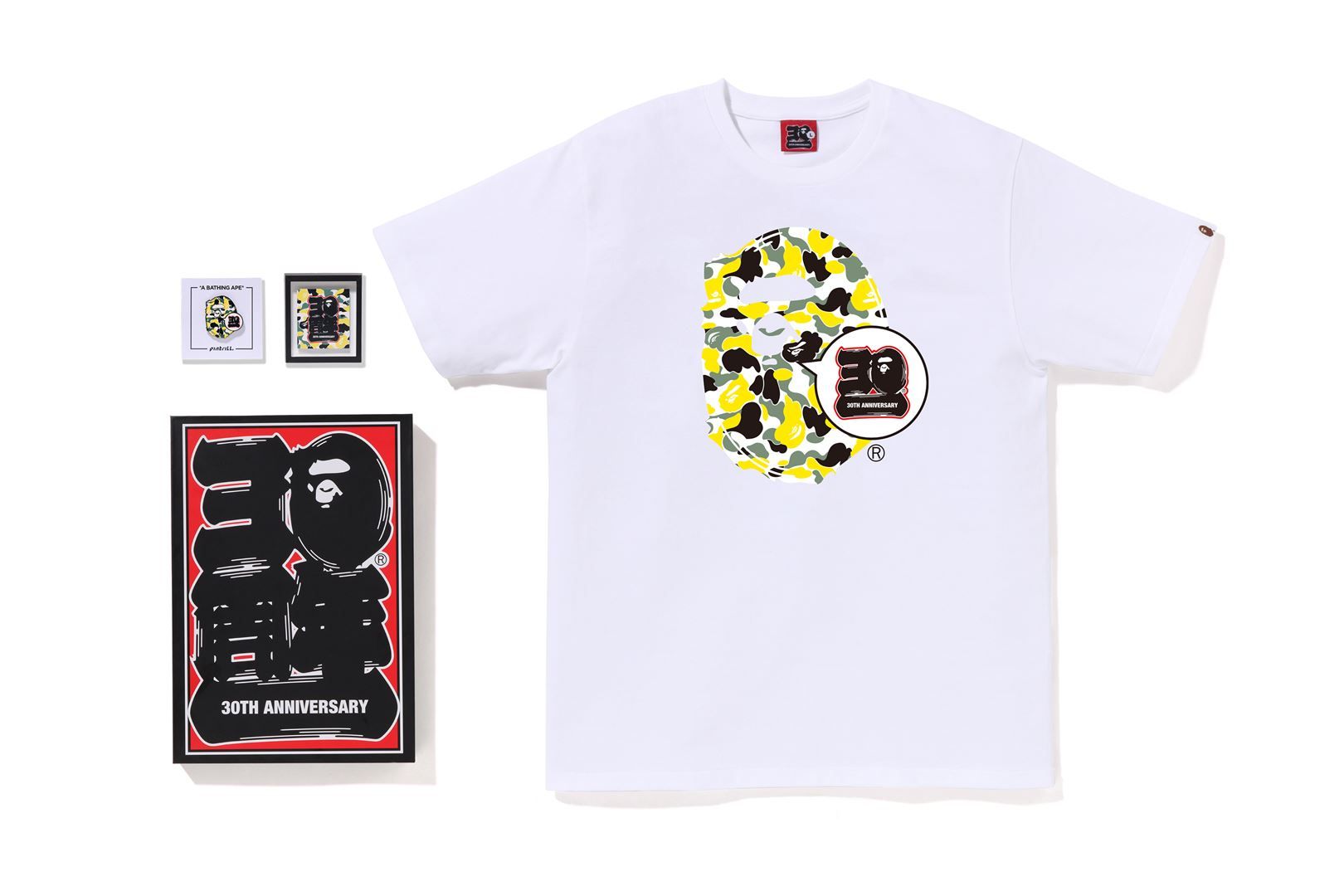 BAPE STORE OSAKA BAPE 30TH ANNIV. APE HEAD TEE SET sold by Bape product image thumbnail 4