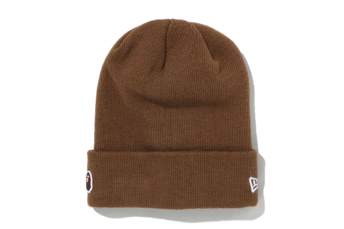 APE HEAD ONE POINT NEW ERA KNIT CAP sold by Bape