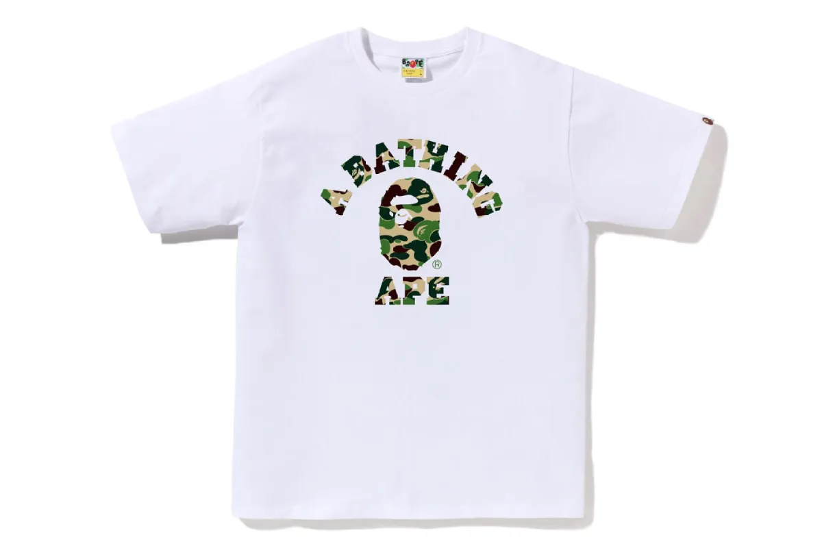 ABC CAMO COLLEGE TEE sold by Bape