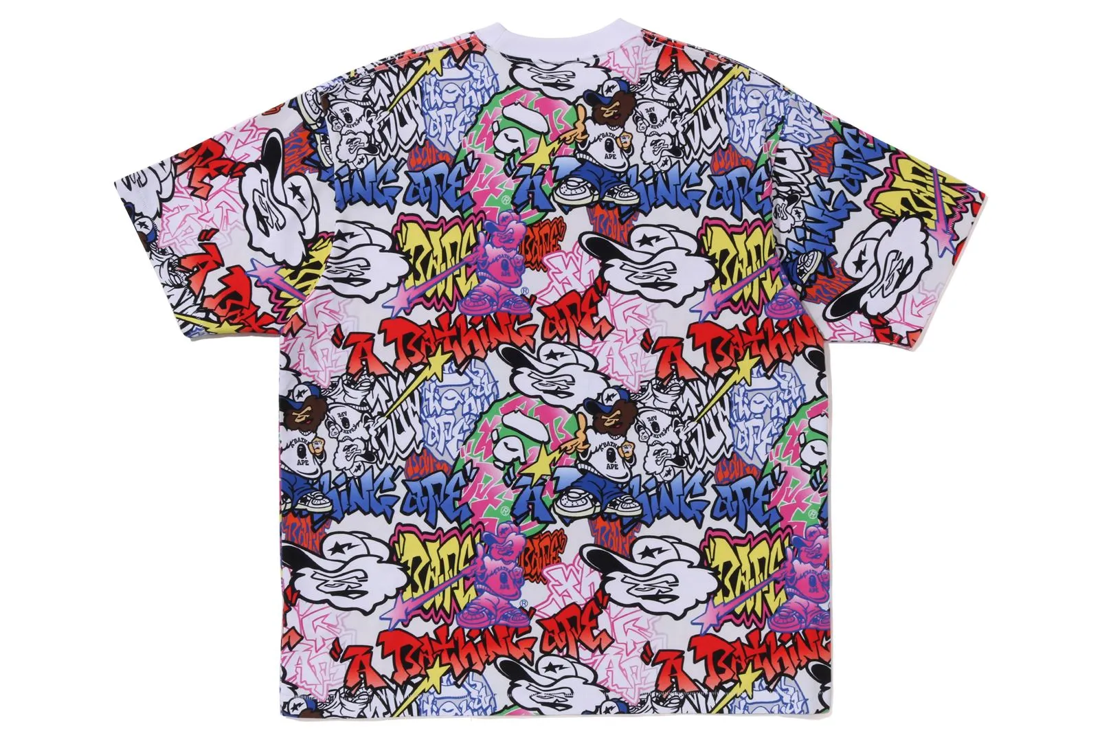 GRAFFITI PATTERN OVERSIZED TEE sold by Bape product image thumbnail 2