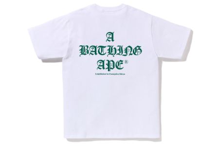 A BATHING APE LOGO TEE sold by Bape