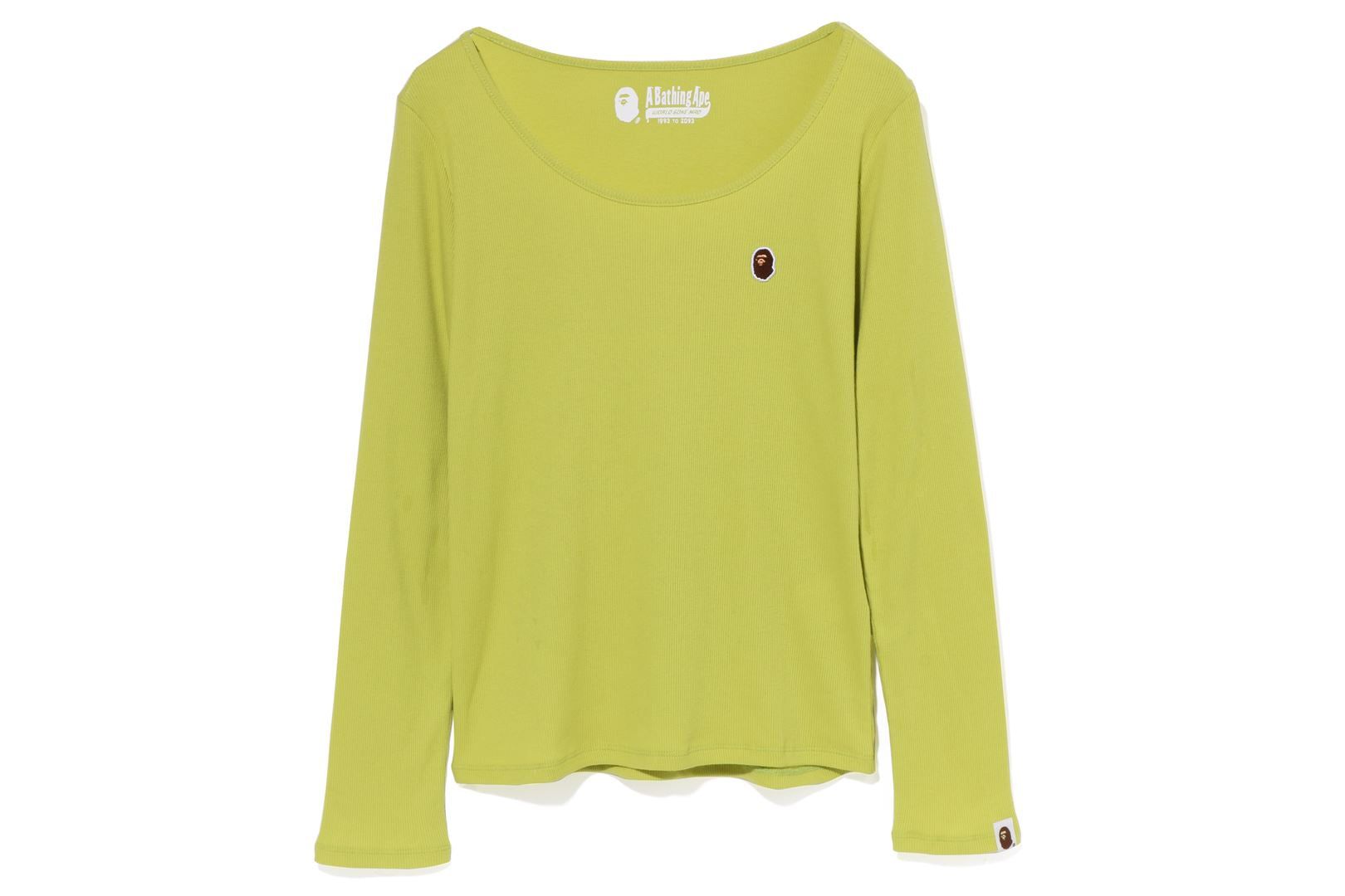 APE HEAD ONE POINT RIB L/S TEE sold by Bape
