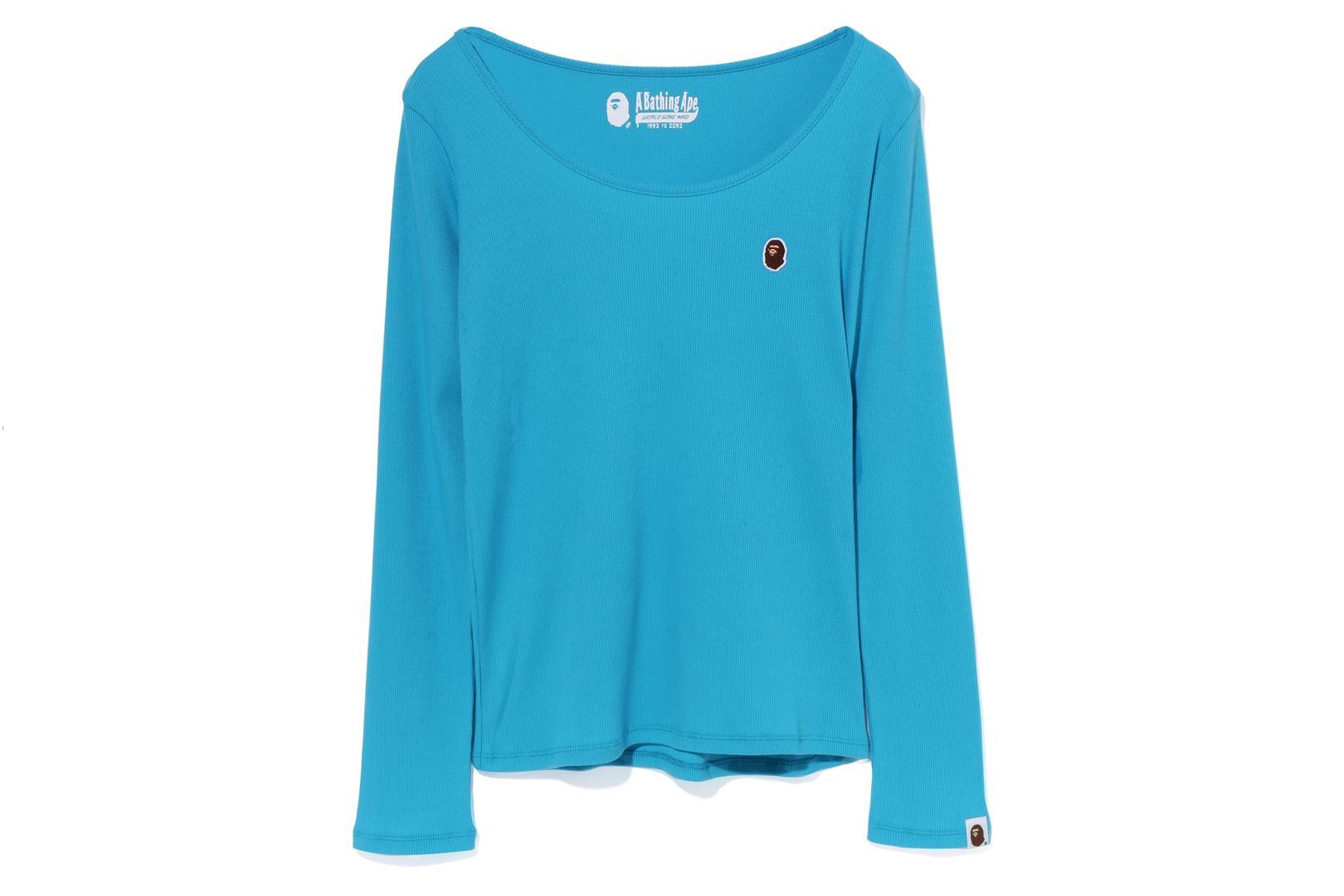 APE HEAD ONE POINT RIB L/S TEE sold by Bape product image thumbnail 4