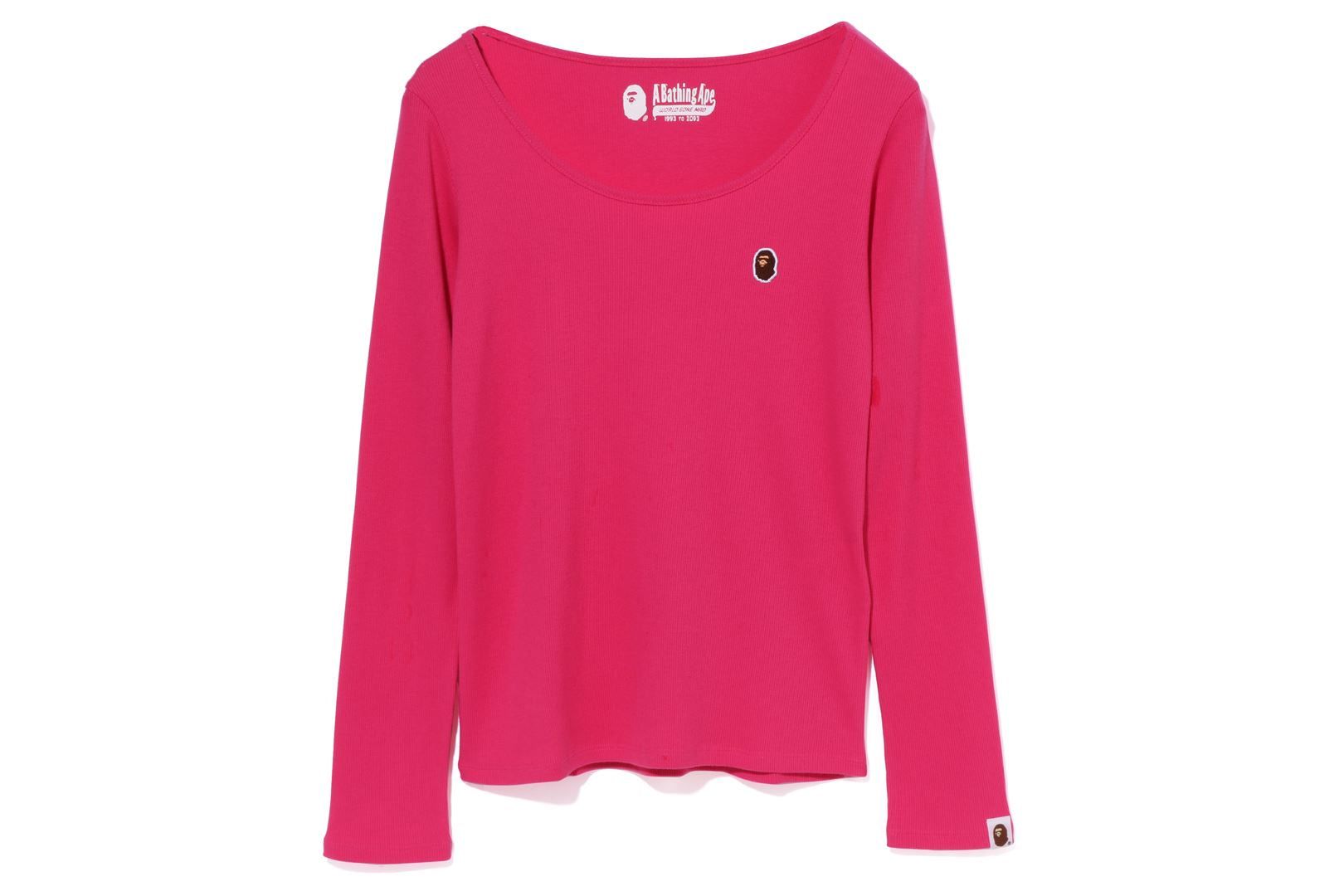 APE HEAD ONE POINT RIB L/S TEE sold by Bape product image thumbnail 7