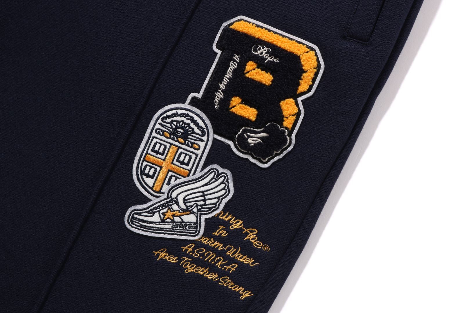 COLLEGE BADGES SWEATPANTS sold by Bape product image thumbnail 3