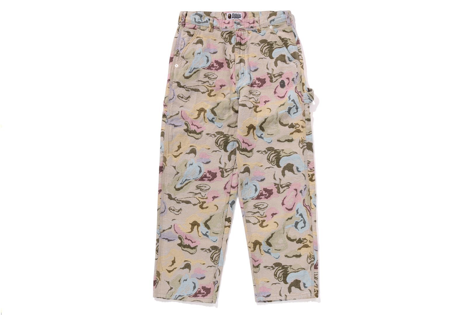 BAPE ART CAMO GOBELIN WORK PANTS sold by Bape