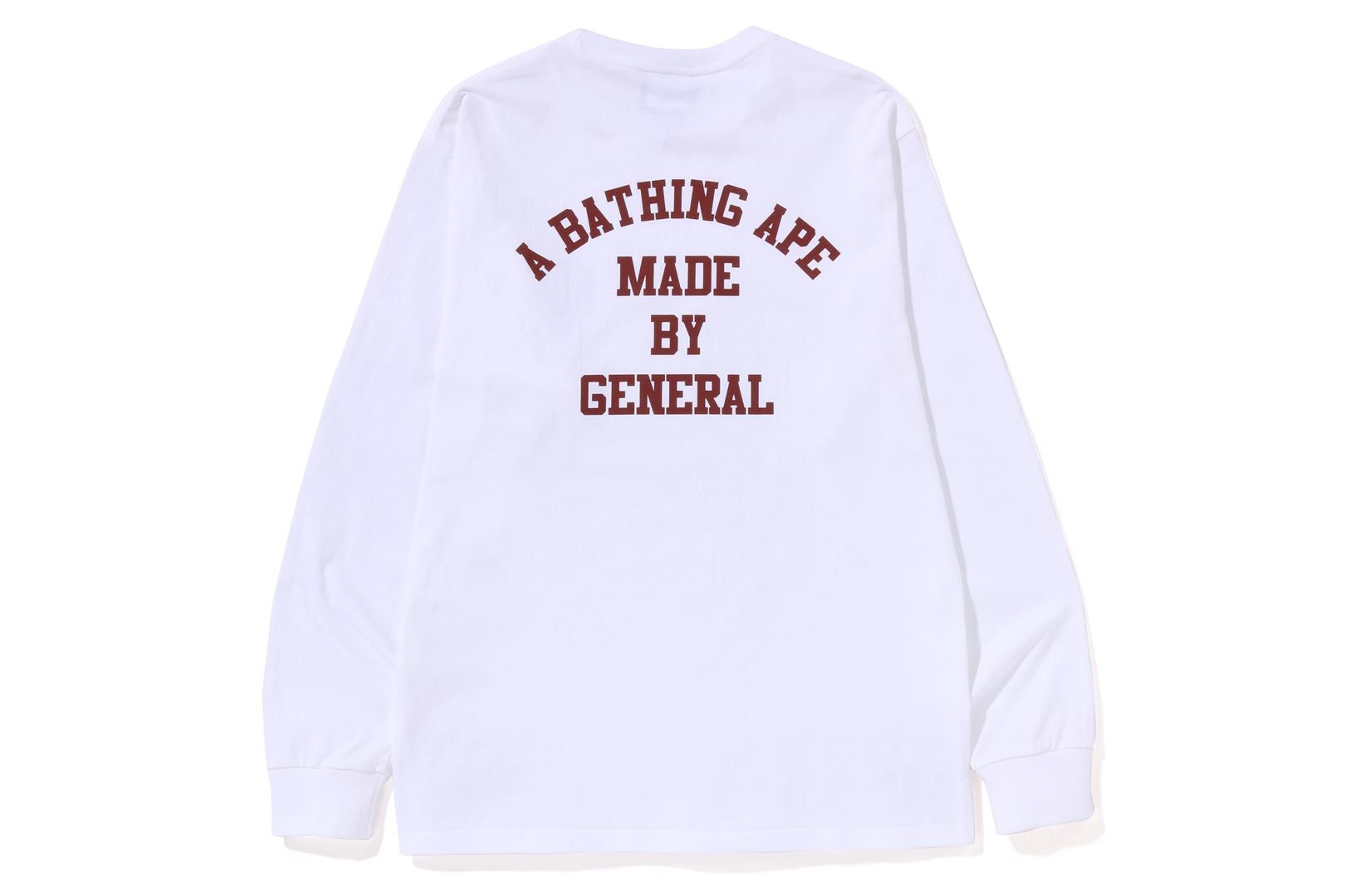 A BATHING APE LETTERED L/S TEE sold by Bape product image thumbnail 14