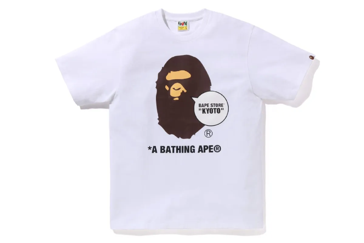 BAPE STORE KYOTO APE HEAD TEE sold by Bape