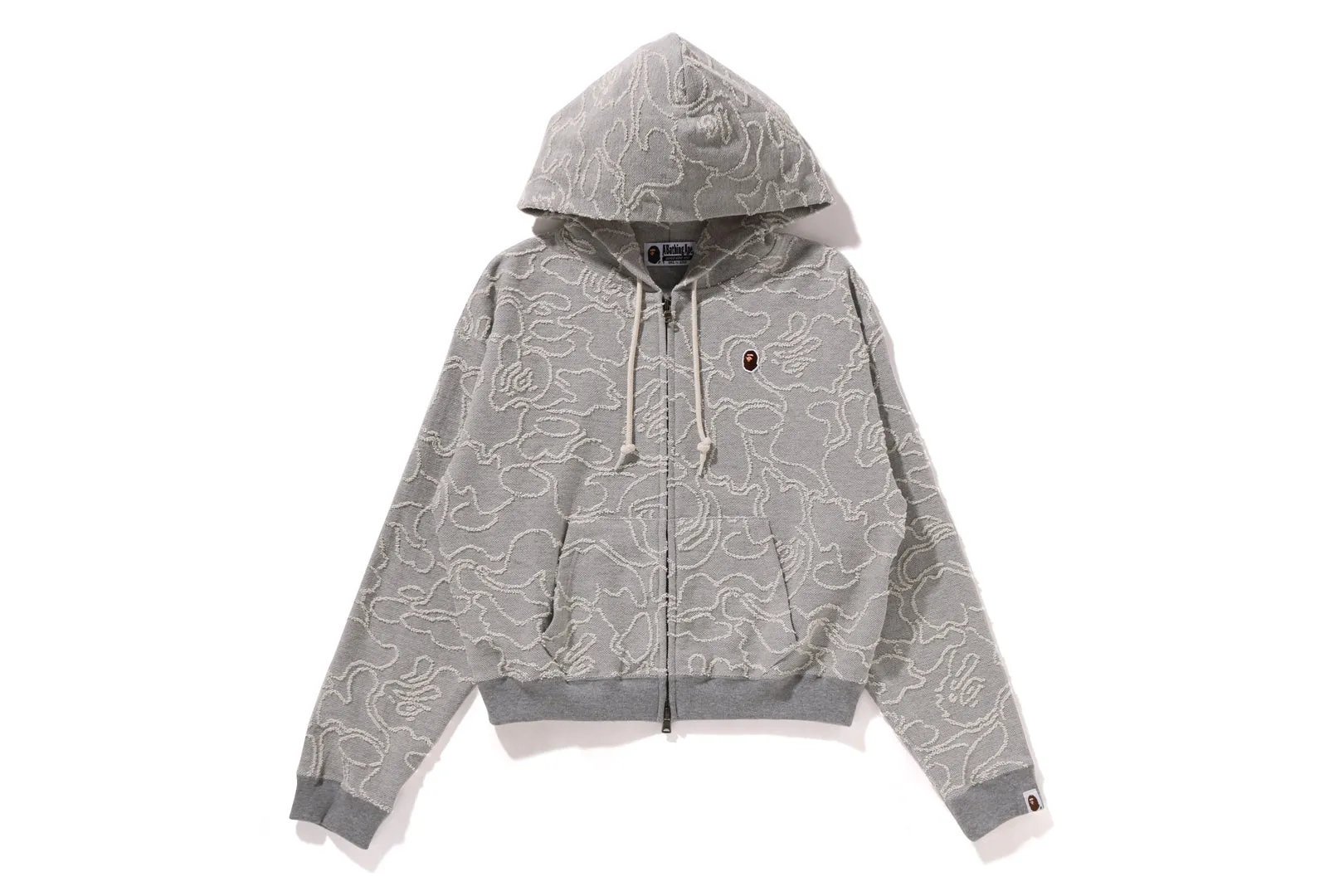 NEON CAMO JACQUARD ZIP HOODIE sold by Bape product image thumbnail 4