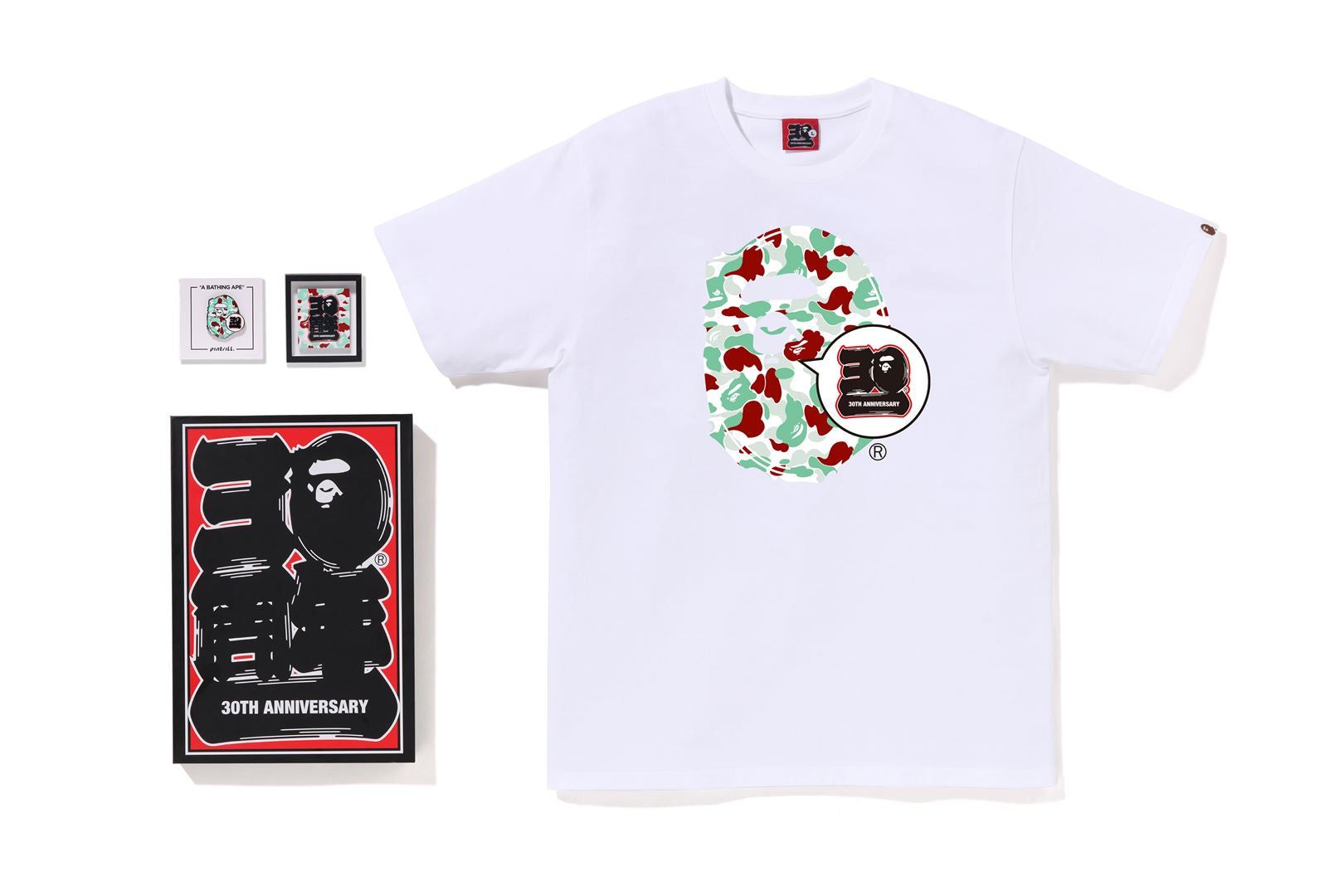 BAPE STORE SENDAI BAPE 30TH ANNIV. APE HEAD TEE SET sold by Bape product image thumbnail 4