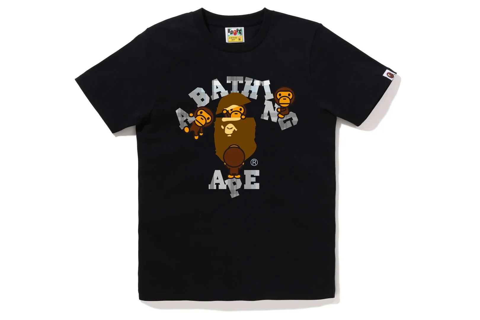 BAPE CHECK COLLEGE MILO TEE sold by Bape product image thumbnail 4
