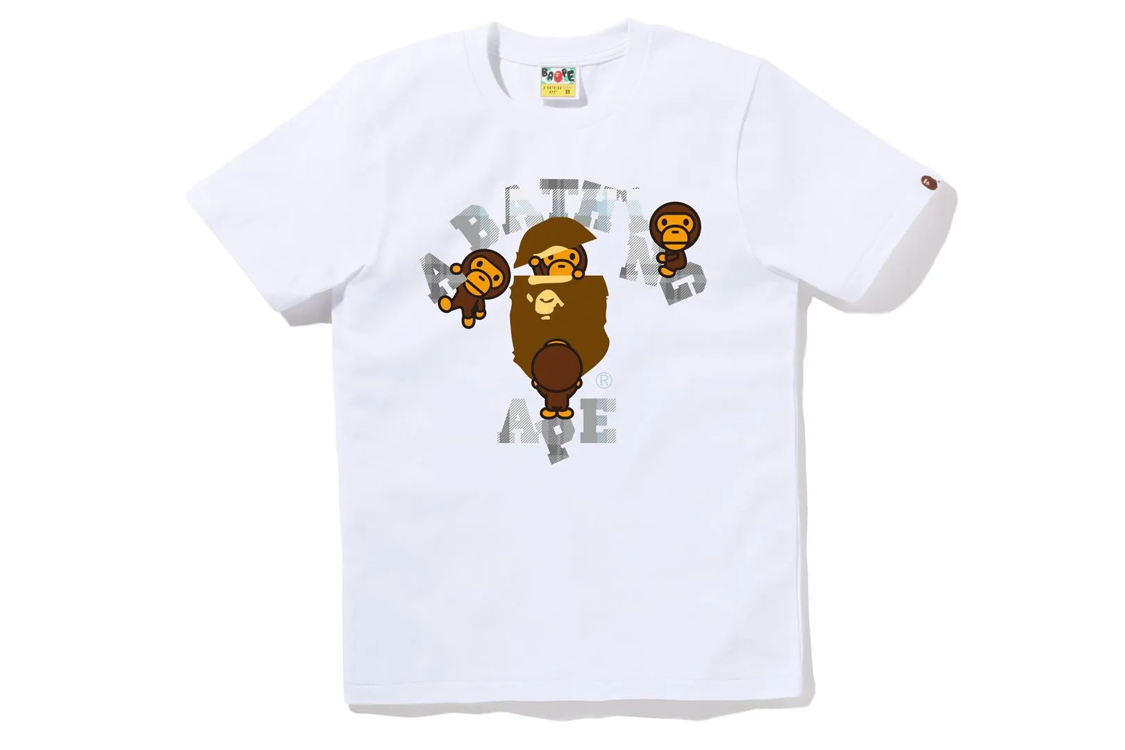 BAPE CHECK COLLEGE MILO TEE sold by Bape product image thumbnail 3