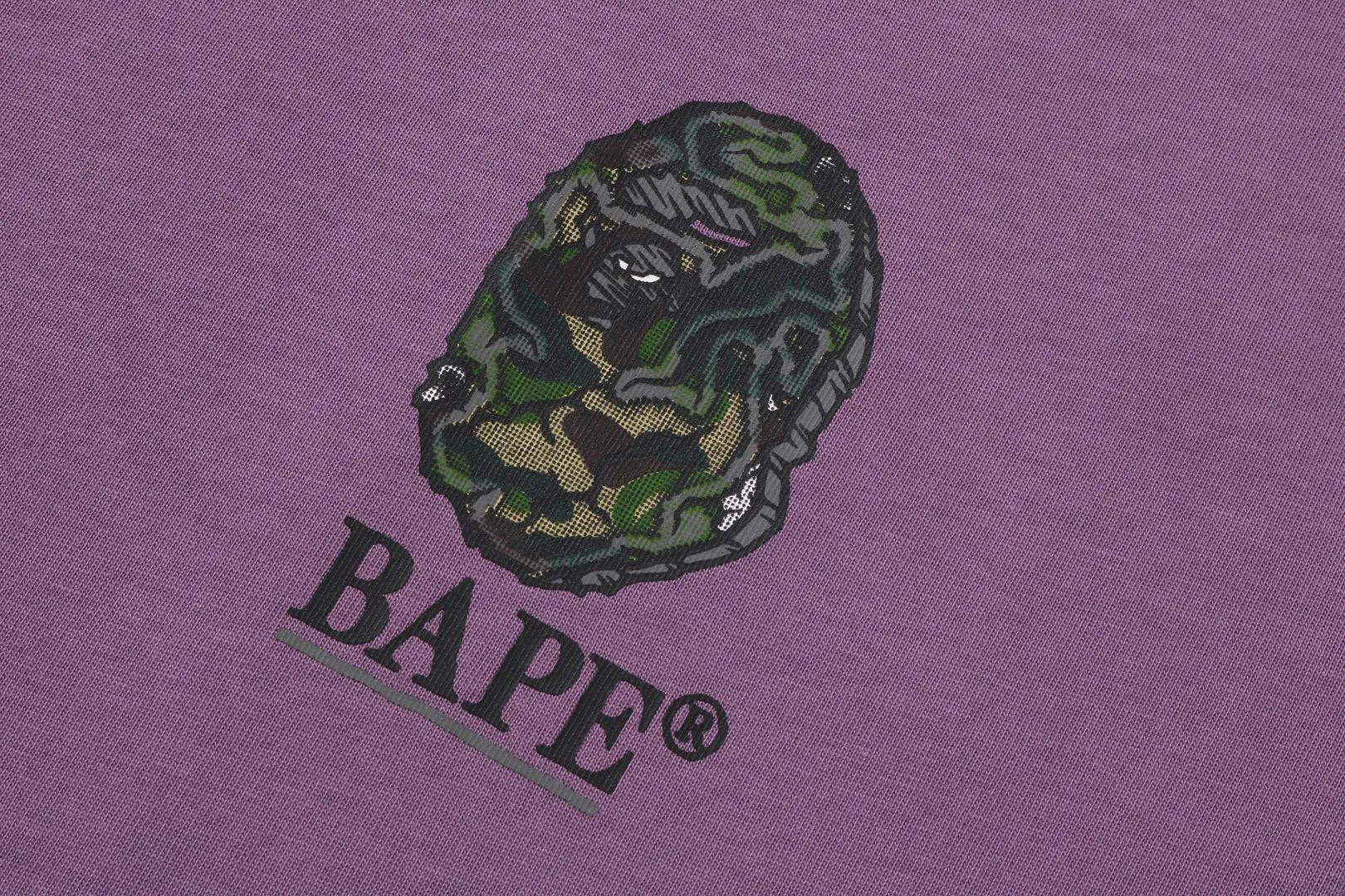 CAMO STONE APE HEAD RELAXED FIT TEE sold by Bape product image thumbnail 3