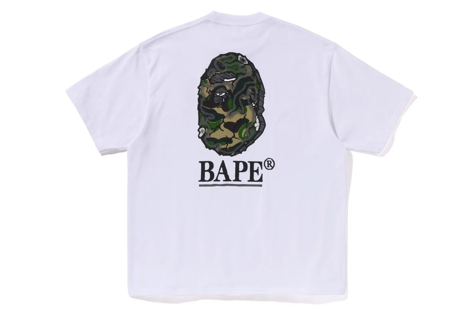 CAMO STONE APE HEAD RELAXED FIT TEE sold by Bape product image thumbnail 5