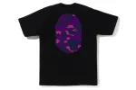COLOR CAMO BIG APE HEAD TEE sold by Bape