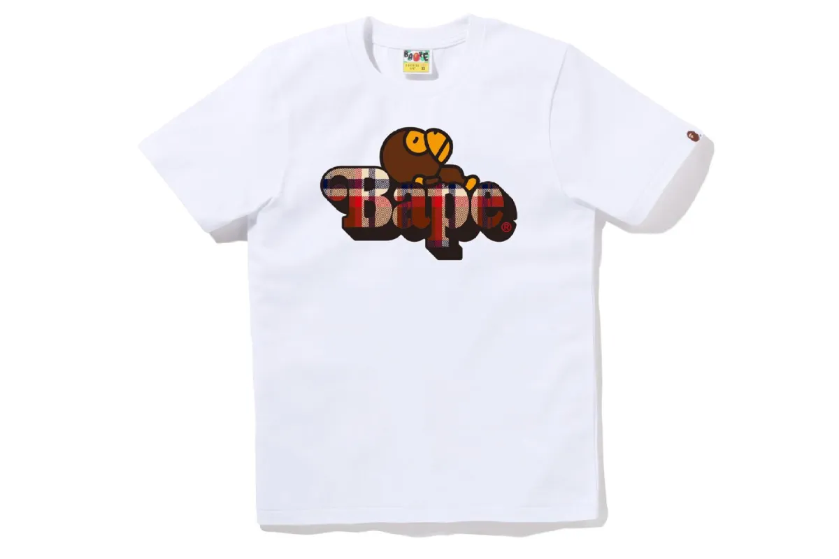 BAPE CHECK MILO ON BAPE TEE sold by Bape