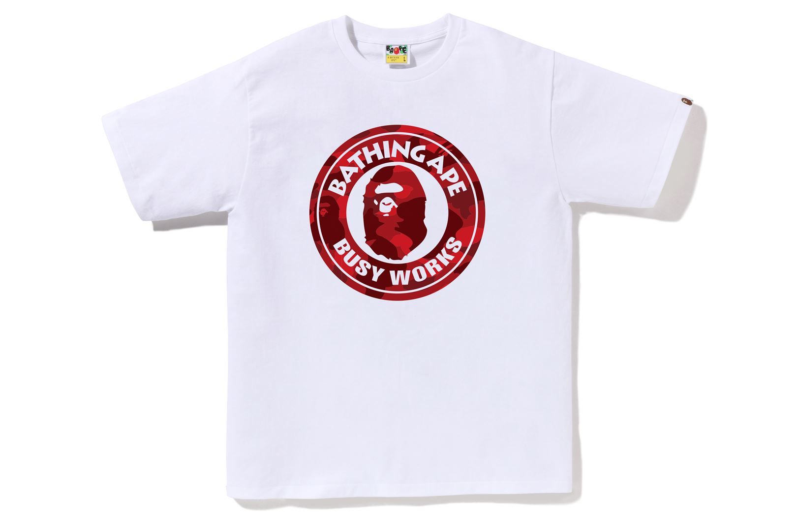 COLOR CAMO BUSY WORKS TEE sold by Bape