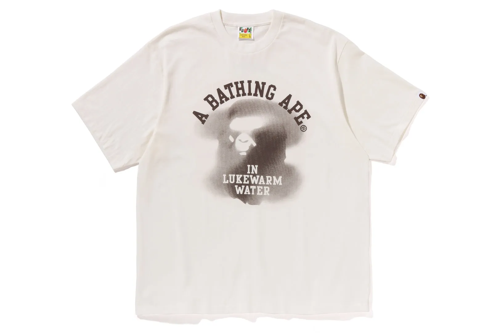 WATER PRINT COLLEGE LOGO RELAXED FIT TEE sold by Bape product image thumbnail 4