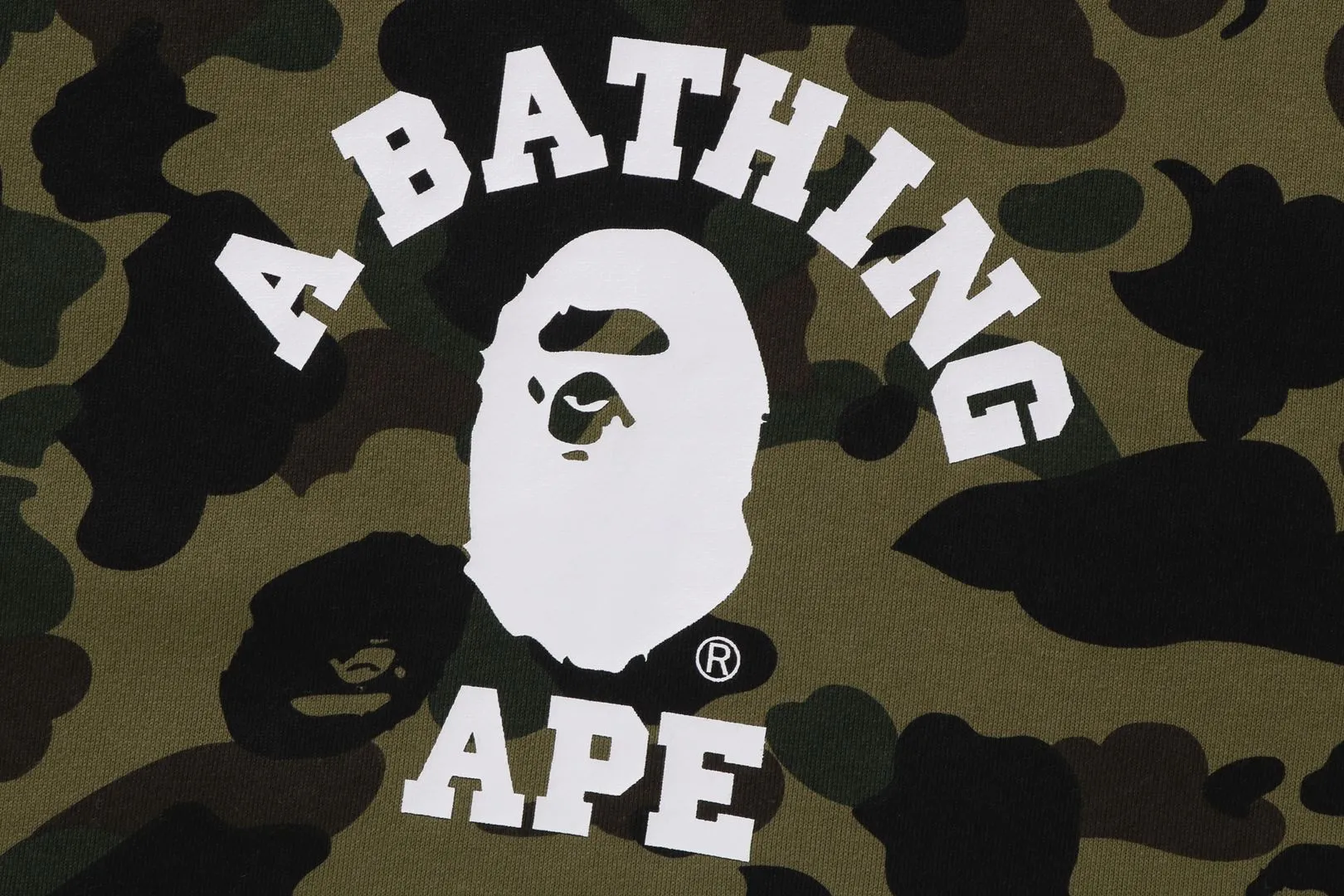 1ST CAMO COLLEGE PULLOVER HOODIE sold by Bape product image thumbnail 5