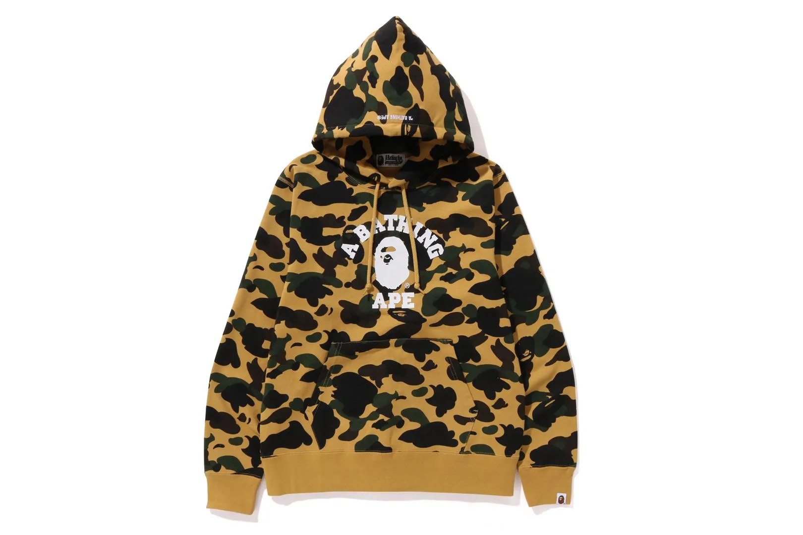 1ST CAMO COLLEGE PULLOVER HOODIE sold by Bape