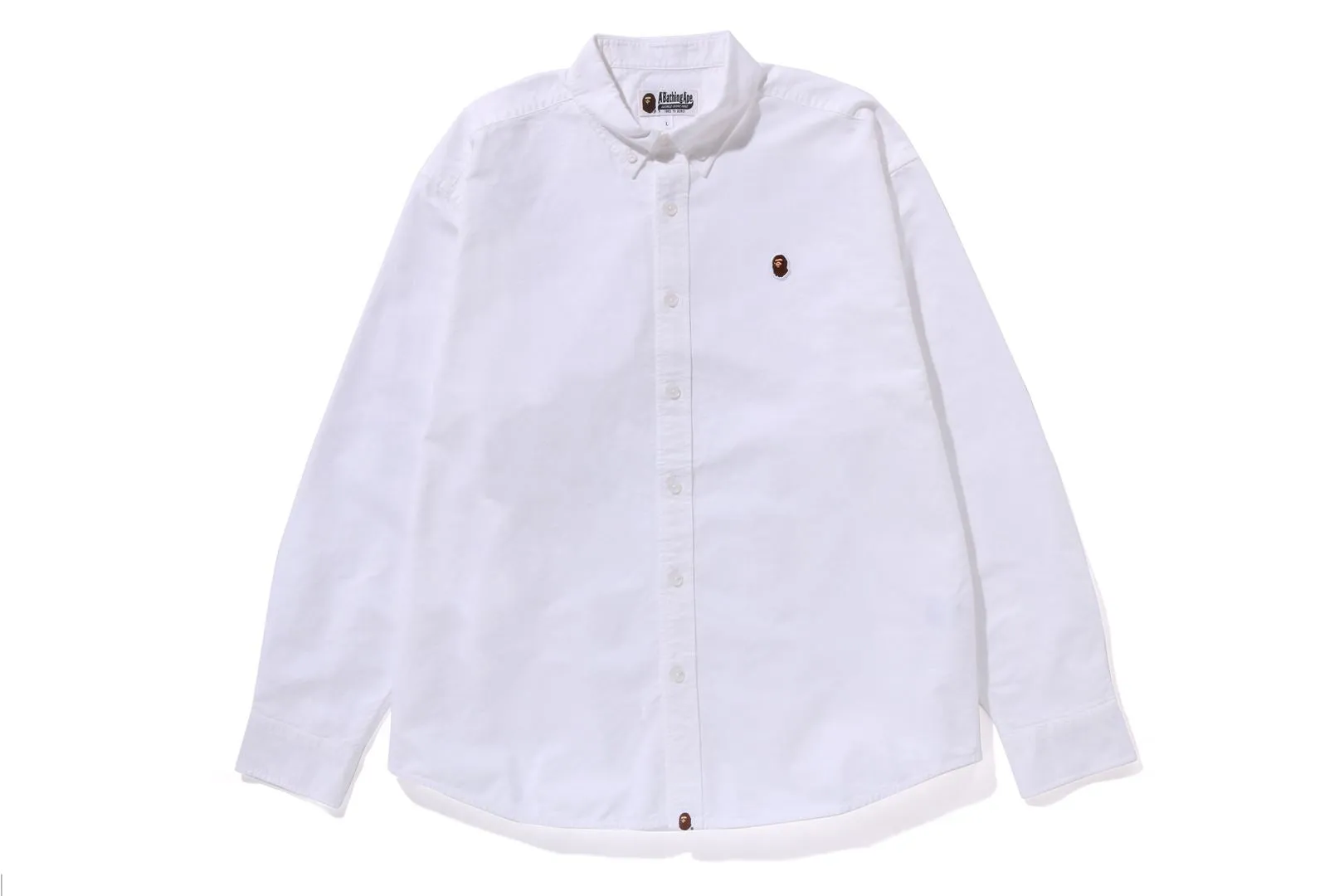 APE HEAD ONE POINT OXFORD SHIRT sold by Bape