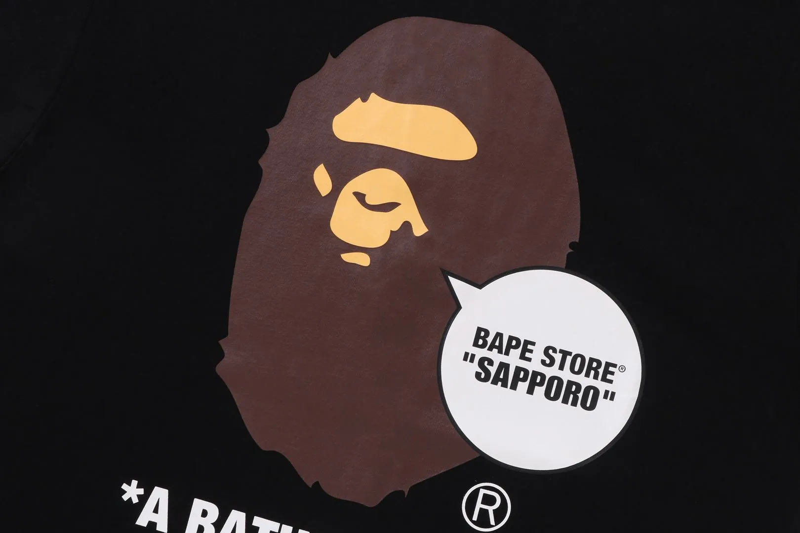 BAPE STORE SAPPORO APE HEAD TEE sold by Bape product image thumbnail 4