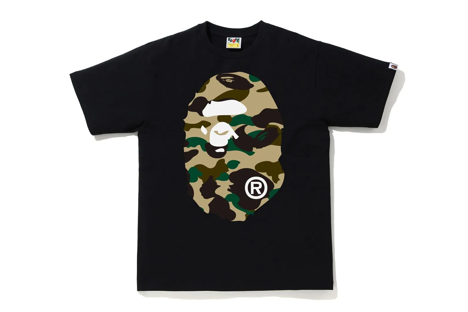 1ST CAMO BIG APE HEAD TEE sold by Bape product image thumbnail 3