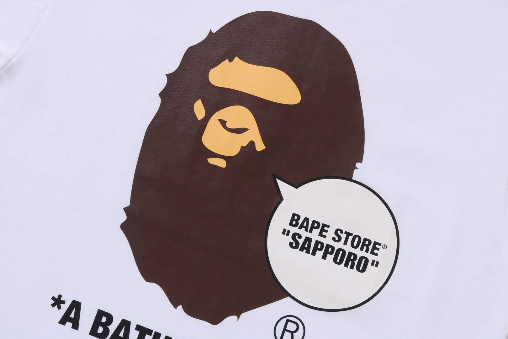 BAPE STORE SAPPORO APE HEAD TEE sold by Bape product image thumbnail 2
