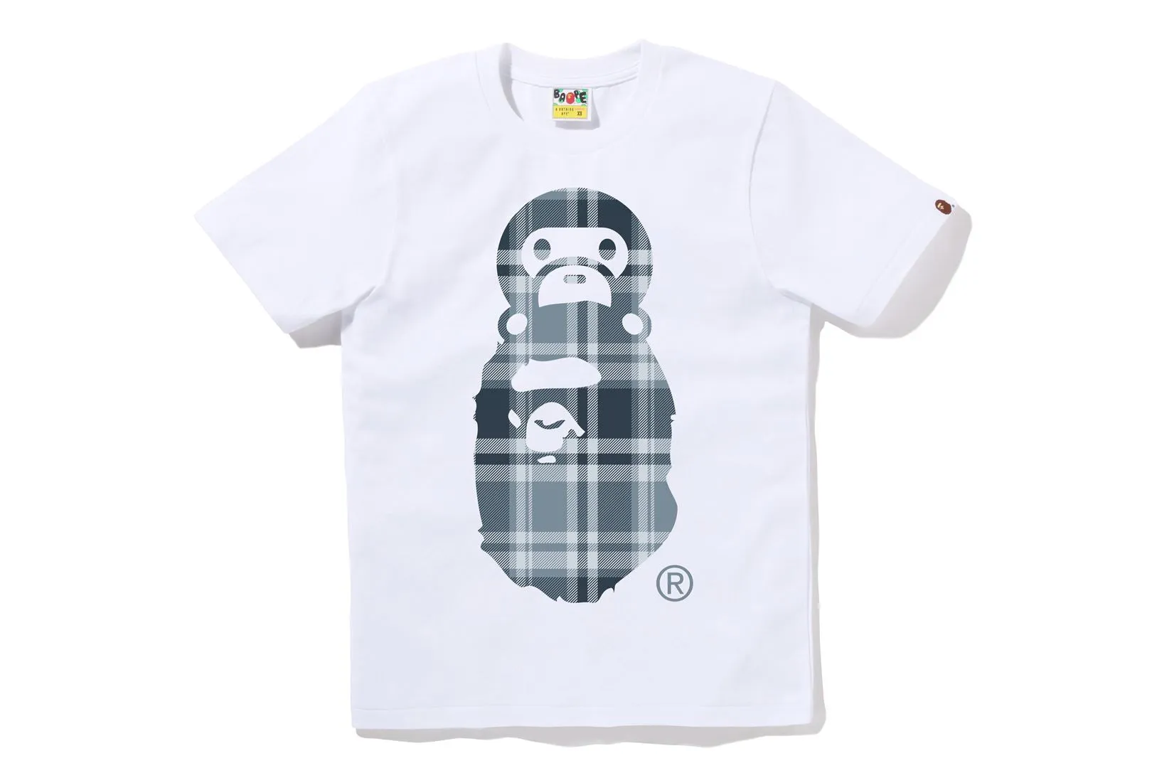 BAPE CHECK MILO ON APE HEAD TEE sold by Bape