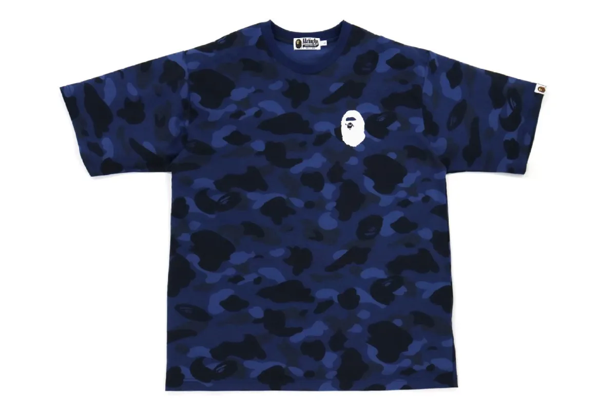 COLOR CAMO APE HEAD RELAXED FIT TEE sold by Bape