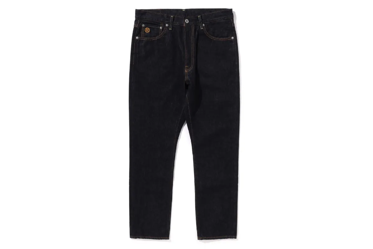 APE HEAD DENIM PANTS sold by Bape