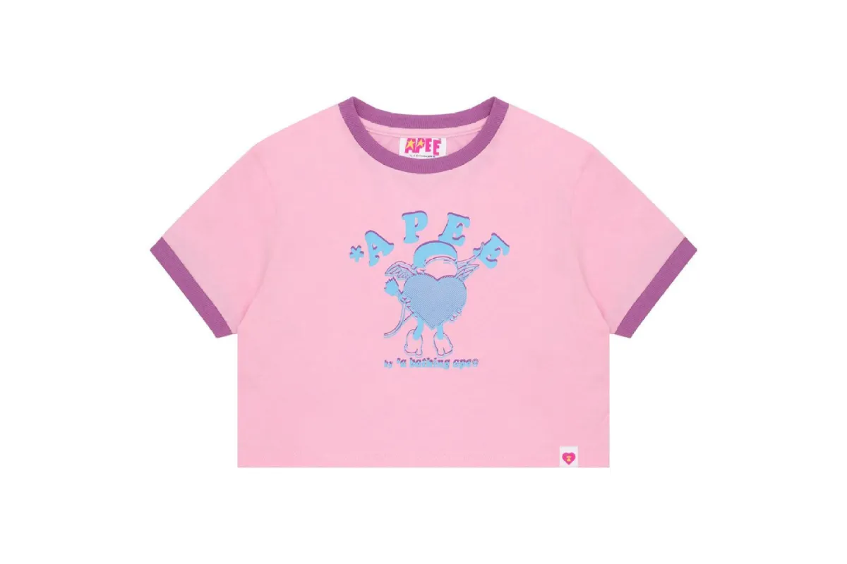 GRAPHICS CROPPED TEE sold by Bape