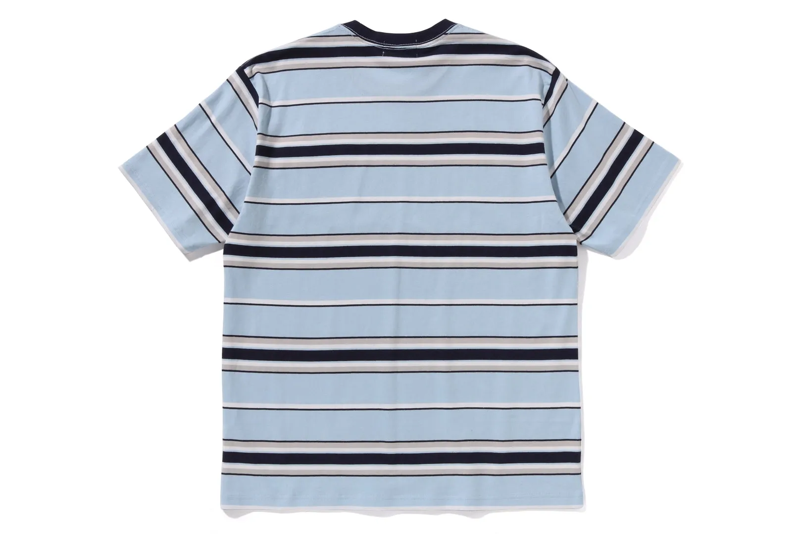 APE HEAD ONE POINT POCKET RELAXED FIT STRIPE TEE sold by Bape product image thumbnail 2