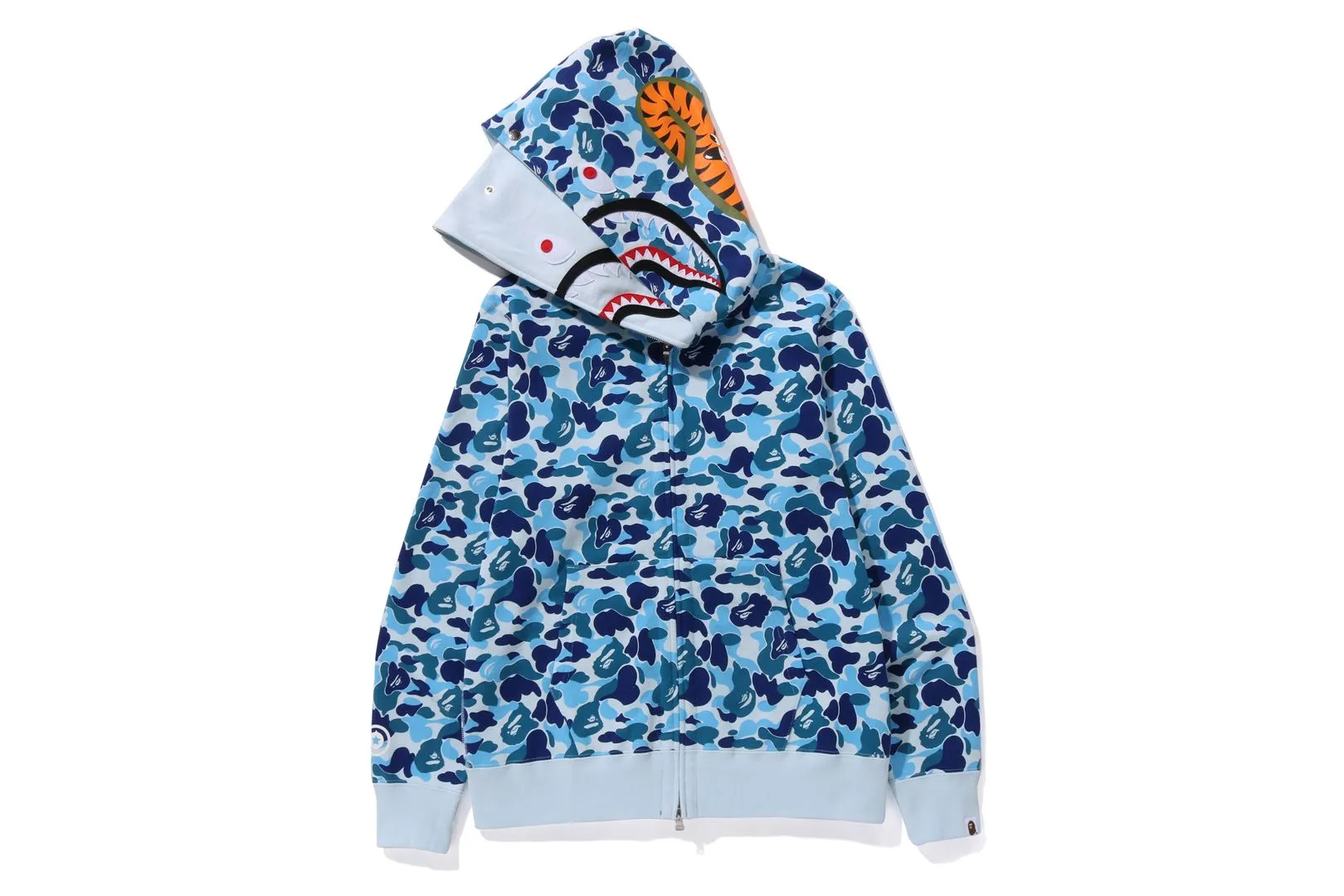 ABC CAMO DOUBLE SHARK FULL ZIP HOODIE sold by Bape product image thumbnail 3