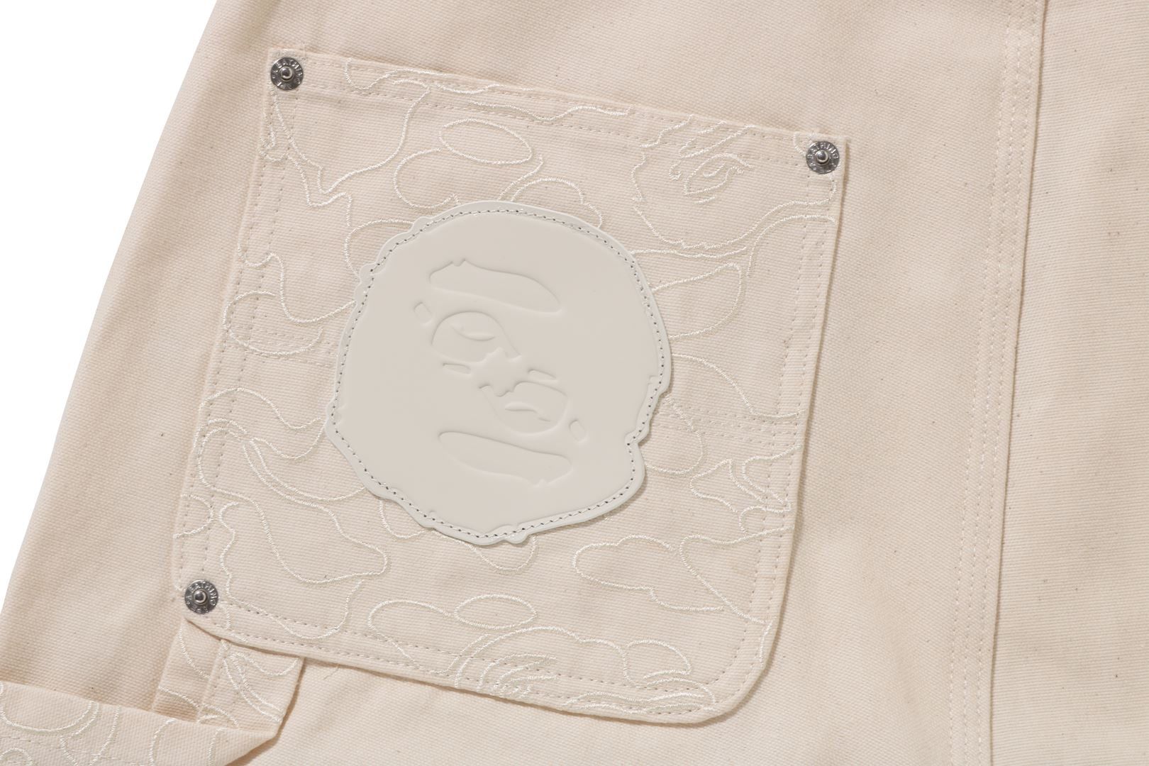 LINE CAMO PATCH DENIM DOUBLE KNEE WORK PANTS sold by Bape product image thumbnail 4