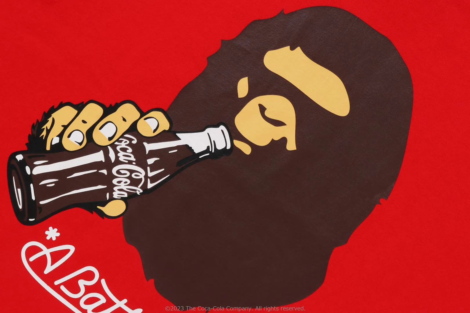 【 BAPE X Coca-Cola 】APE HEAD TEE sold by Bape product image thumbnail 3