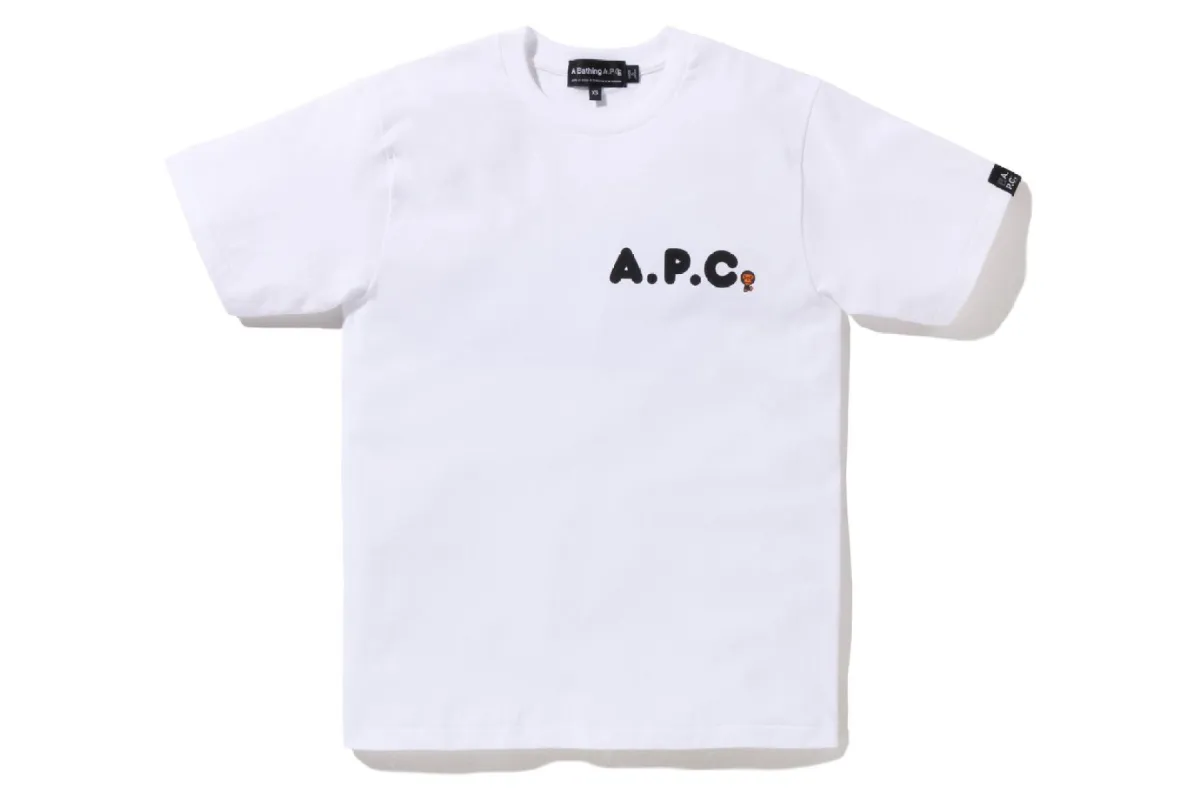 【 BAPE X A.P.C. 】MILO ON APC WIDE FIT TEE sold by Bape