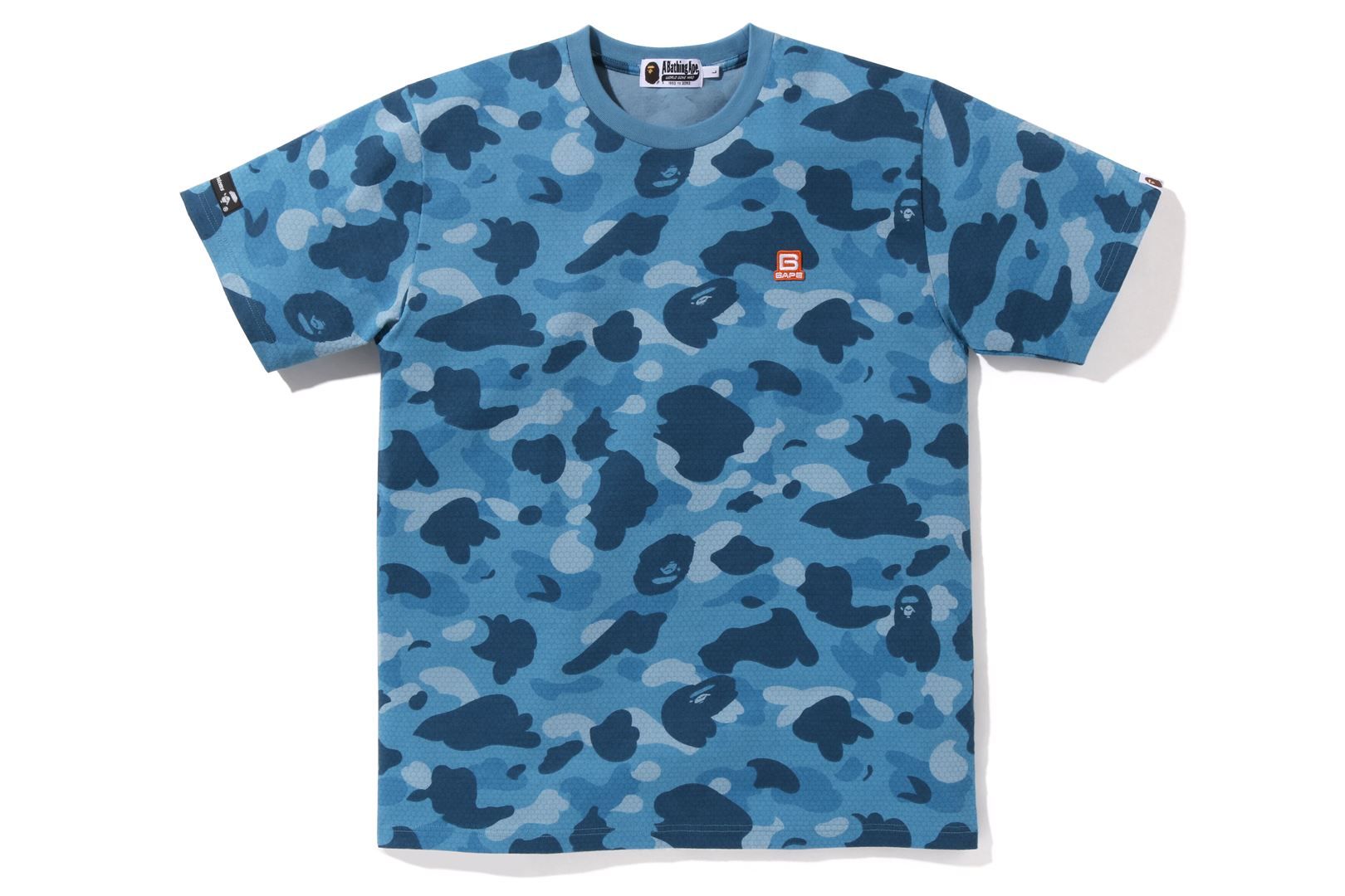 HONEYCOMB CAMO TEE sold by Bape product image thumbnail 6