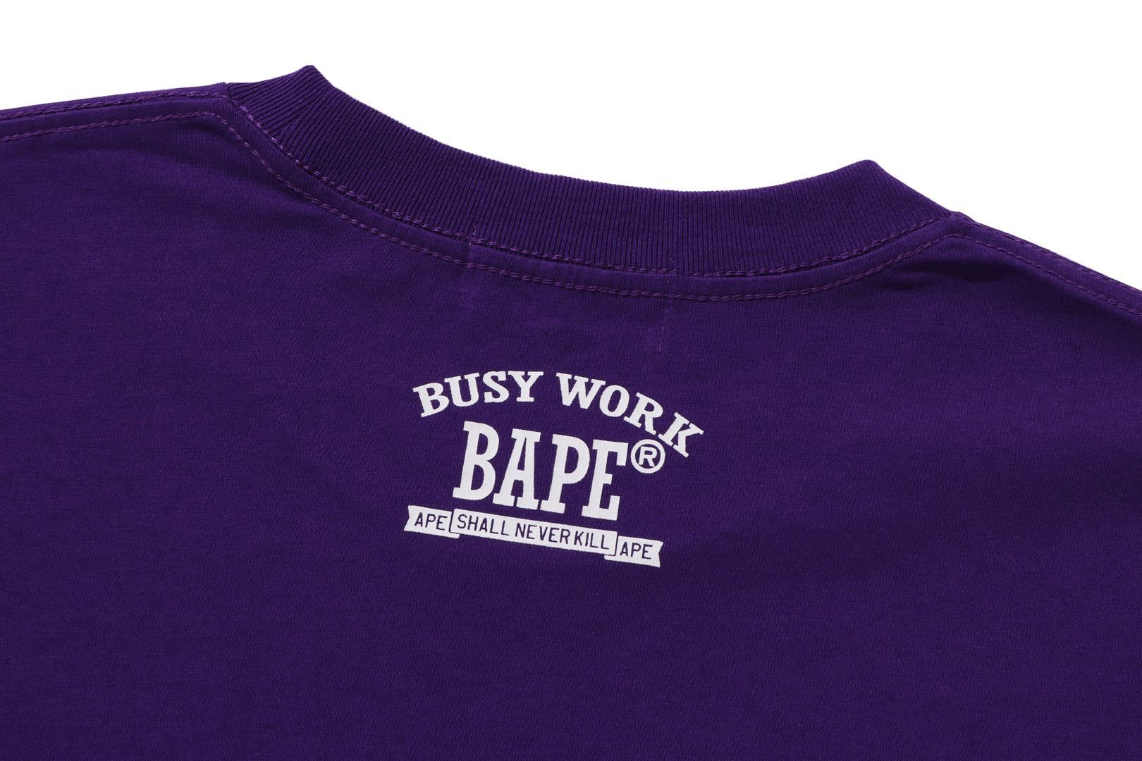 MAD FACE COLLEGE L/S TEE sold by Bape product image thumbnail 3