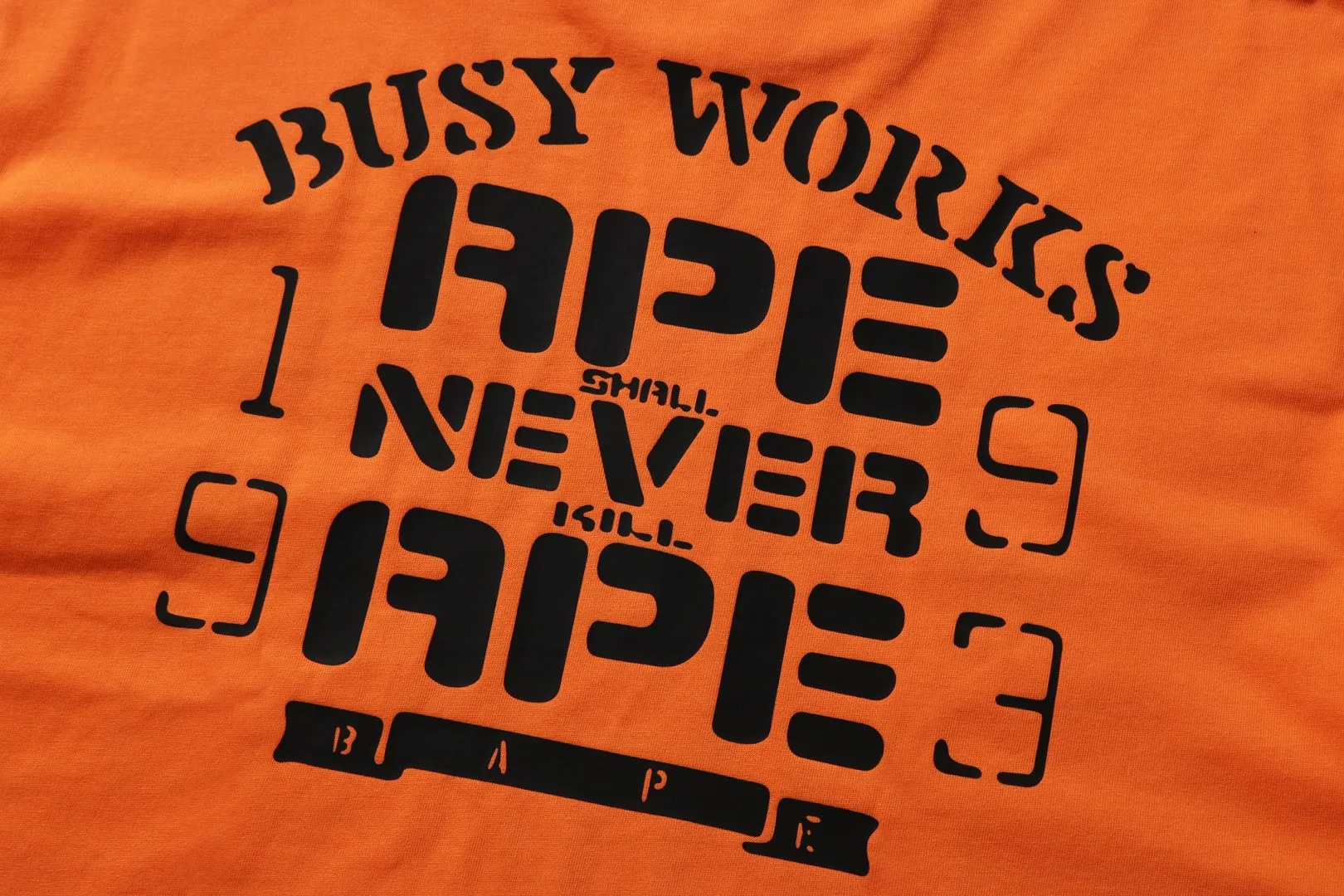 OG APE HEAD COLLEGE RELAXED FIT TEE sold by Bape product image thumbnail 4