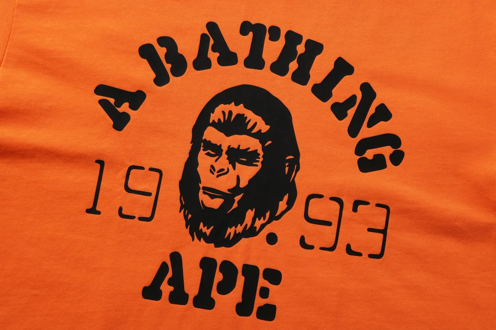 OG APE HEAD COLLEGE RELAXED FIT TEE sold by Bape product image thumbnail 3