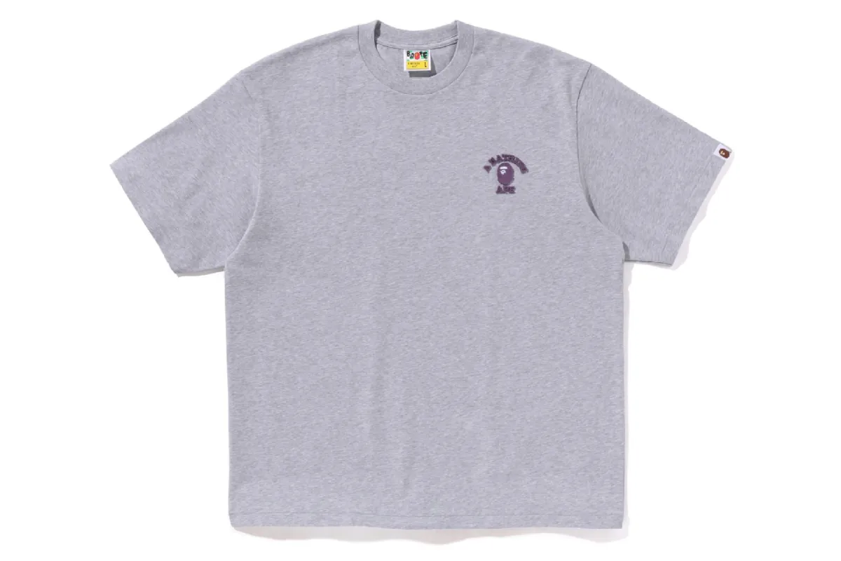 COLLEGE ONE POINT RELAXED FIT TEE made by Bape