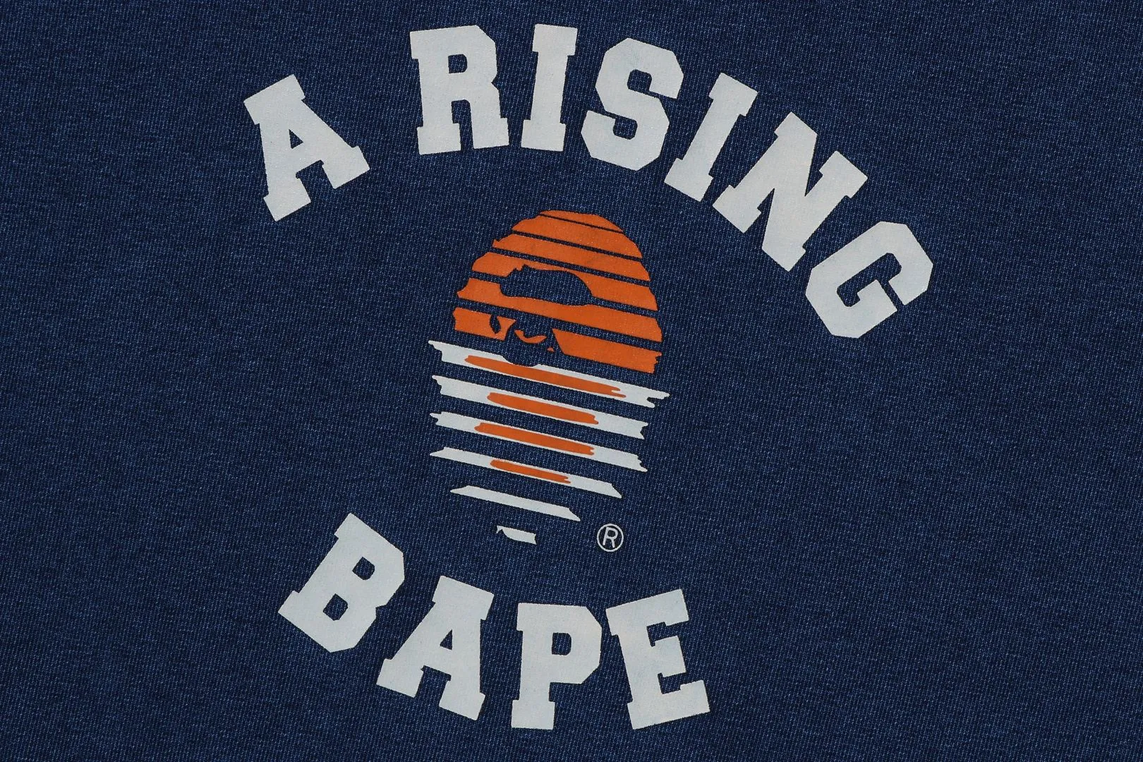 A RISING BAPE INDIGO PULLOVER HOODIE sold by Bape product image thumbnail 2