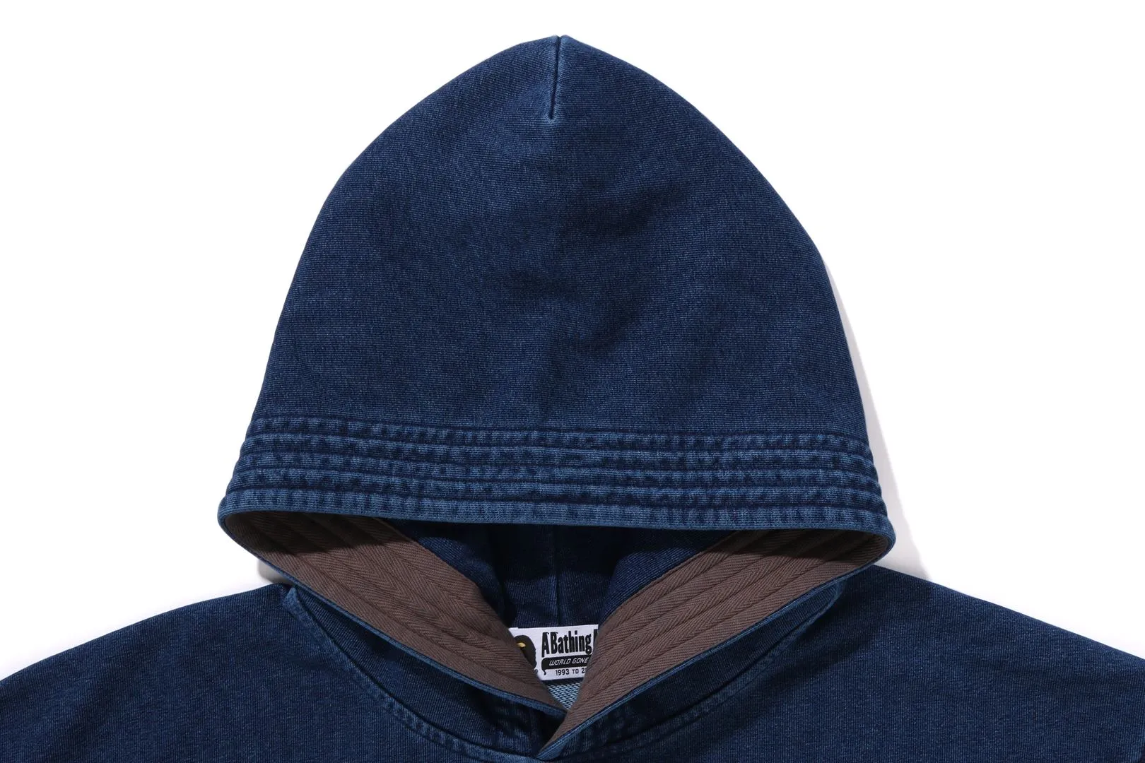 A RISING BAPE INDIGO PULLOVER HOODIE sold by Bape product image thumbnail 3
